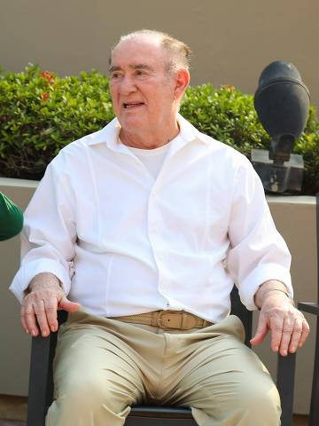 Renato Aragão na inaguração da calçada da fama da Globo nesta quinta (2)