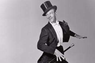Foto de Fred Astaire exibida na mostra 